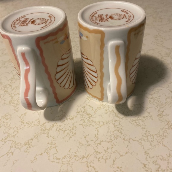 2 Coffee Cups Shell Collage by Artist Marie Ryan Inhesion Giftware - Picture 13 of 14